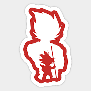 Goku shadow Sticker